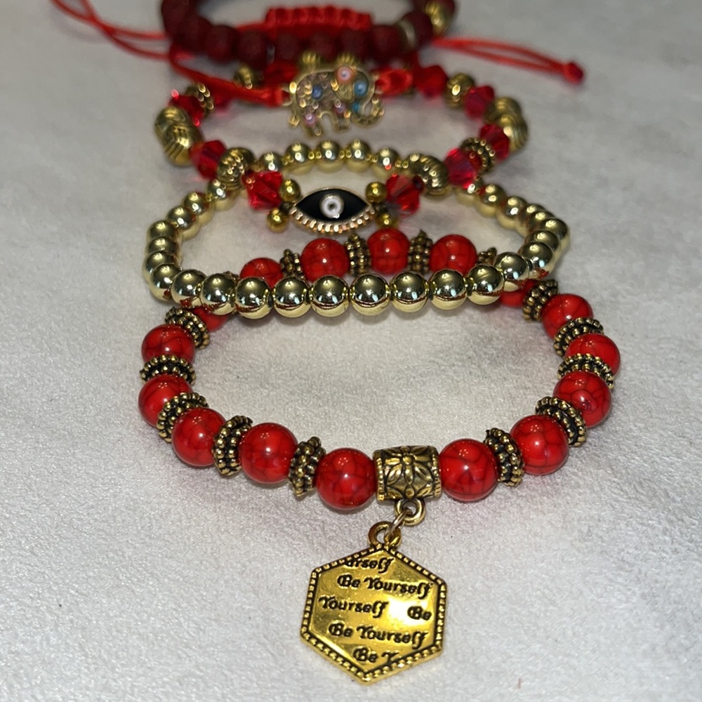 New boho stackable stretch bracelets. (5) - Picture 2 of 3